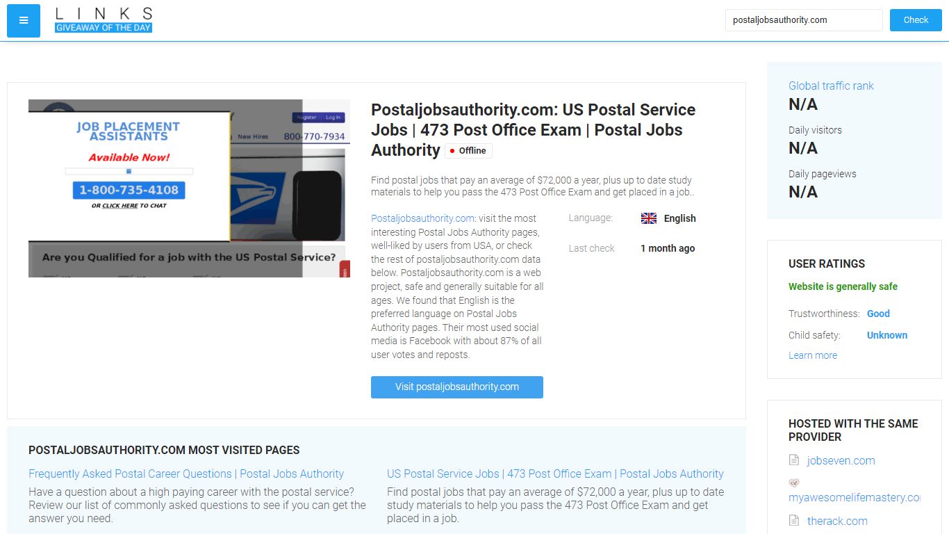 Visit Postaljobsauthority.com - US Postal Service Jobs | 473 Post ...